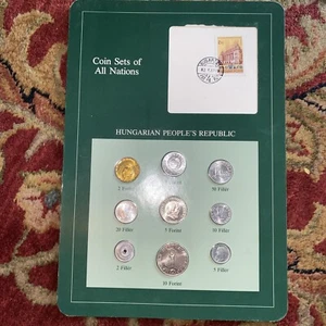 COIN SET OF ALL NATIONS BY FRANKLIN MINT HUNGARY - Picture 1 of 7