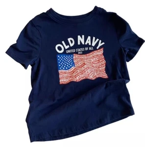 Old Navy American Flag shirt size 5T - Picture 1 of 3