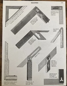Book Clipping Photo Vintage Tools Squares Wall Art - Picture 1 of 1