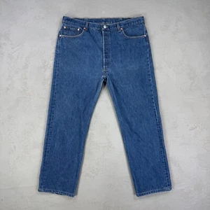 Vintage 1990s Levi's 501 Fit Denim Red Tab Jeans MADE IN USA Fit 38 x 29 - Picture 1 of 7
