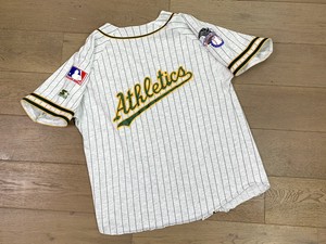 oakland a's pinstripe jersey