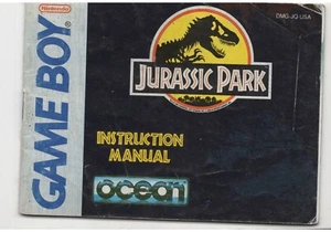 Jurassic Park DMG-JO-USA Original GameBoy MANUAL ONLY NO TRACKING Authentic - Picture 1 of 1