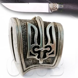 Cuchillo RvD Protector UCRANIA TRIDENTE TRYZUB Cuchillos de plata Fabricación Mango Refuerzo CooB - Imagen 1 de 1