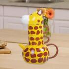 Cute Giraffe Ceramics Teapot Set Christmas Gift Teacups for
