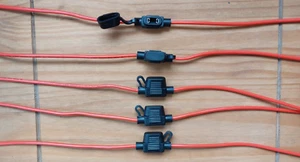 5x MICRO BLADE FUSE HOLDER WIRED KIT CAR VW CAMPER CARAVAN MOTORHOME SOLAR ICE - Picture 1 of 3