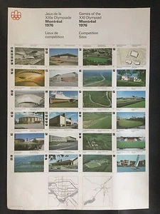 Montreal Olympics 1976 • COJO 76 • Games of the XXI Olympiad Competition Sites - Picture 1 of 2