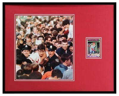 Exhibición fotográfica firmada por Jim Lonborg 16x20 de los Medias Rojas de Boston Serie Mundial 1967  Foto 1 de 2