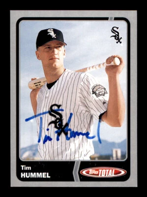 2003 Topps Total Silver - Tim Hummel - On Card Autograph - Image 1 of 2