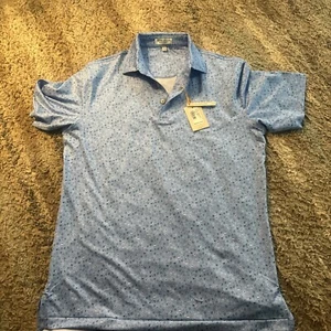 NWT Peter Millar Crown Sport Light Of My Life Print Summer Comfort Polo S $110 - Picture 1 of 6