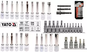 Tuercas Torx multidiente XZN tuerca interior conocido 1/4 1/2 3/8 juegos herramienta - Imagen 1 de 105