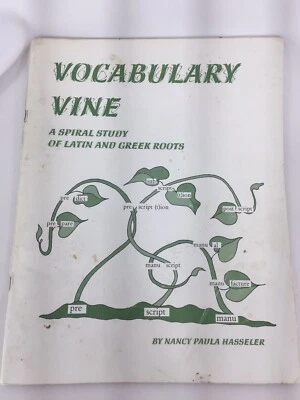 Hasseler Publishing Homeschool Textbook Latin Greek Roots Vine Vocabulary - Image 1 of 4