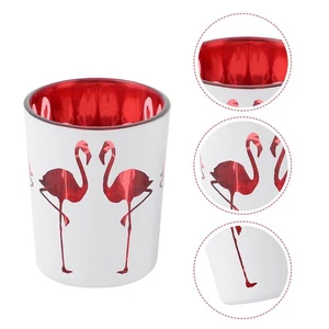 1 Set 2 PCs Weihnachtskerzenhalter kreative Aromatherapie Kerzenbecher (rot) - Bild 1 von 12