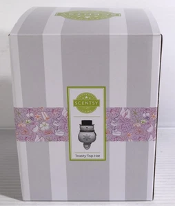 SCENTSY Toasty Top Hat Pupazzo di Neve Mini Scaldabagno Plug in con Lampadina - NUOVO - Foto 1 di 8
