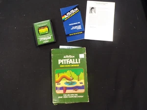 PITFALL HARRY'S JUNGLE ADVENTURE ATARI 2600 COMPLET AVEC BOITE ET NOTICE - Photo 1/2