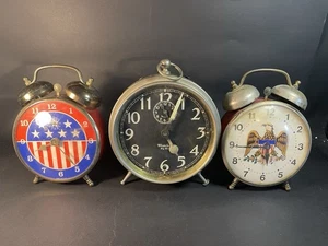 Sveglie a carica WESTCLOX Big Ben & Robert Shaw - da riparare - leggi - Foto 1 di 24