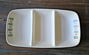 Bandeja de 3 piezas Metlox Poppytrail NAVAJO 14" - Cerámica vintage de California - Imagen 1 de 4