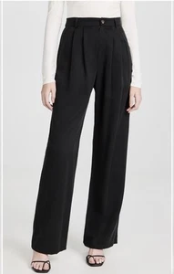 Reformation | Para mujer | Pantalones Mason | 100% Tencel | Pierna ancha | Negro | 6 - Imagen 1 de 10