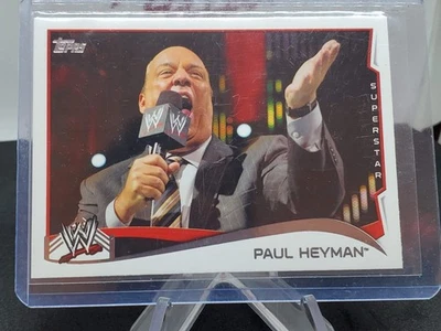 2014 Topps WWE #36 Paul Heyman - Image 1 of 2