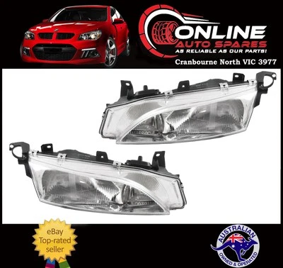 PAR de faros para Ford EF EL Fairmont NF NL DF DL Fairlane LTD Ghia faros Foto 1 de 4