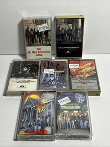 The ALLMAN BROTHERS BAND Cassette Tape Lot Of 7 - Legendary Hits - Self Entitled - Picture 1 of 14