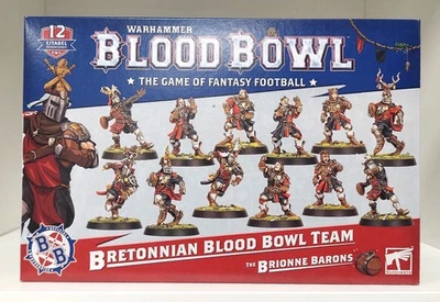 Warhammer BRETONNIAN Blood Bowl Team - THE BRIONNE BARONS single models - Immagine 1 di 2