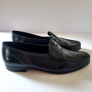 Vintage Handarbeit 70er Neu ohne Etikett Designer Michaels Schuhe Strauß Herren Halbschuhe Größe 12 - Bild 1 von 7