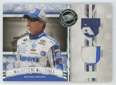 Michael Waltrip 2012 Press Pass Fanfare Magnificent Materials Melting /10 Shoe - Image 1 of 3