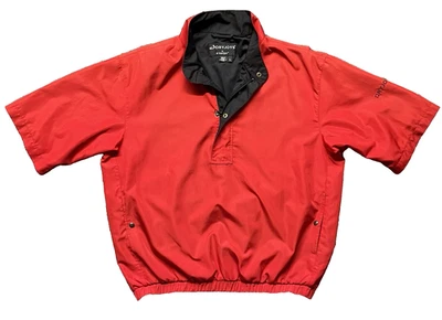 FootJoy Dryjoys Jacket Mens Large Golf Rain Gear Half Zip Preppy Wind Resistant - Image 1 of 4