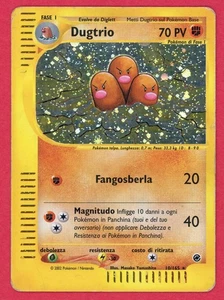 ITALIANO Dugtrio Pokémon TCG Spedizione Set Base 10/165 Regular Holo Raro DMG - Foto 1 di 2