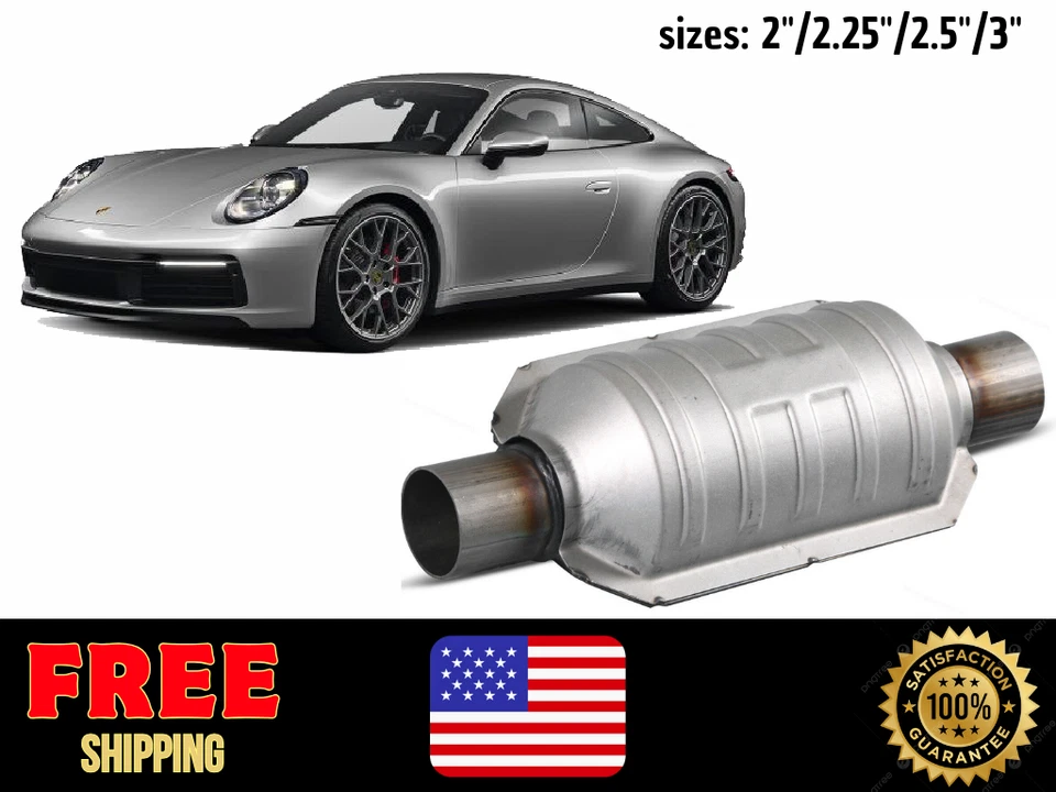 For All Jaguar Universal Catalytic Converter Low Maintenance Easy Install - Image 1 of 4