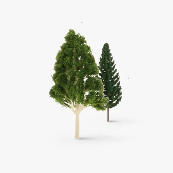 Décors et arbres