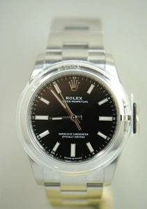 BRAND NEW ROLEX 124200 SS 31MM BLACK DIAL MIDSIZE WATCH W/ BOX&PAPER - Picture 1 of 12
