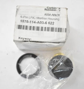 Corbin Russwin Assa Abloy 6 Pin LFIC Mortise Housing 1070-114-A03-6 Genuine OEM - Picture 1 of 5