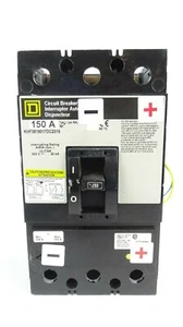 Square D KHF3615017DC2315 150A 500V 3-Pole Circuit Breaker - Picture 1 of 8
