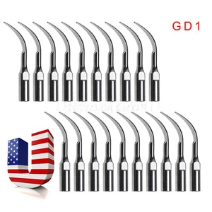 Punta de inserción de escalado dental 20 piezas GD1 para pieza de mano escalador ultrasónico SATELEC DTE - Imagen 1 de 7