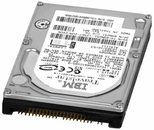 Hard Drive IBM 60GB 5400U/Min 2MB Pata / Ata / Ide IC25T060ATCS05-0 2.5 " Inch - Picture 1 of 3