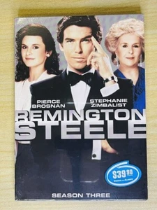 DVD REMINGTON STEELE SEASON 3 COMPLETE (4-DISC BOXSET) @ BRAND NEW SEALED - Imagen 1 de 3