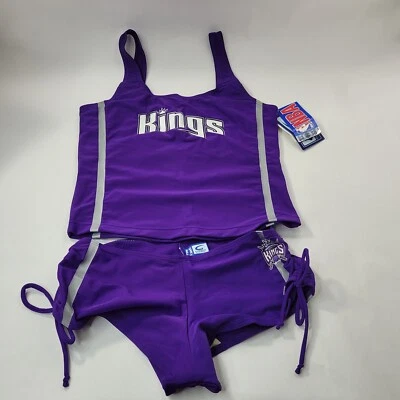 NBA 4 Her Sacramento Kings G-III Deportes 2 Piezas Traje de Baño Tankini Bikini Talla L Foto 1 de 4