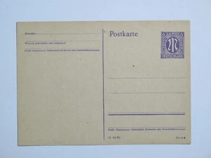 Bizone Ganzsache P 903 I/03 ungebraucht * Plattenfehler li. ob. Ornament  - Bild 1 von 2