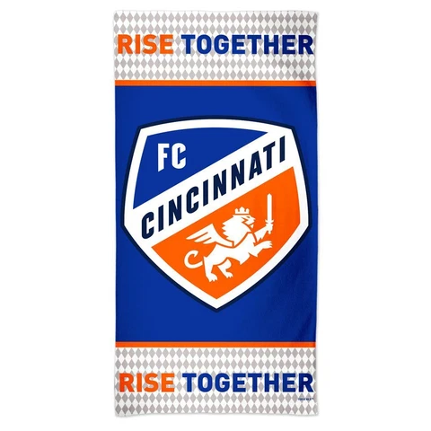 FC CINCINNATI RISE TOGETHER 30"X60" FIBER BEACH TOWEL NEW WINCRAFT ⚽ Cover