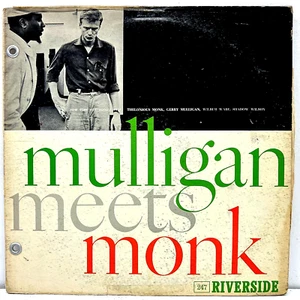 Gerry Mulligan Meets Thelonious Monk 1959 Vinyl Riverside Records 1st Press Mono - Imagen 1 de 4