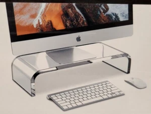 Soporte elevador de pantalla para monitor acrílico transparente premium AboveTek MS-202A de 20 pulgadas - Imagen 1 de 19