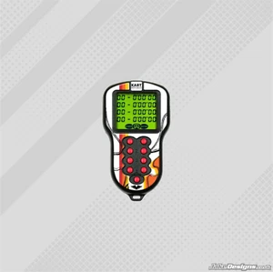 KART REPUBLIC STYLE GEL STICKER FOR ALFANO KRONOS V2 STOPWATCH - KARTING - Picture 1 of 1