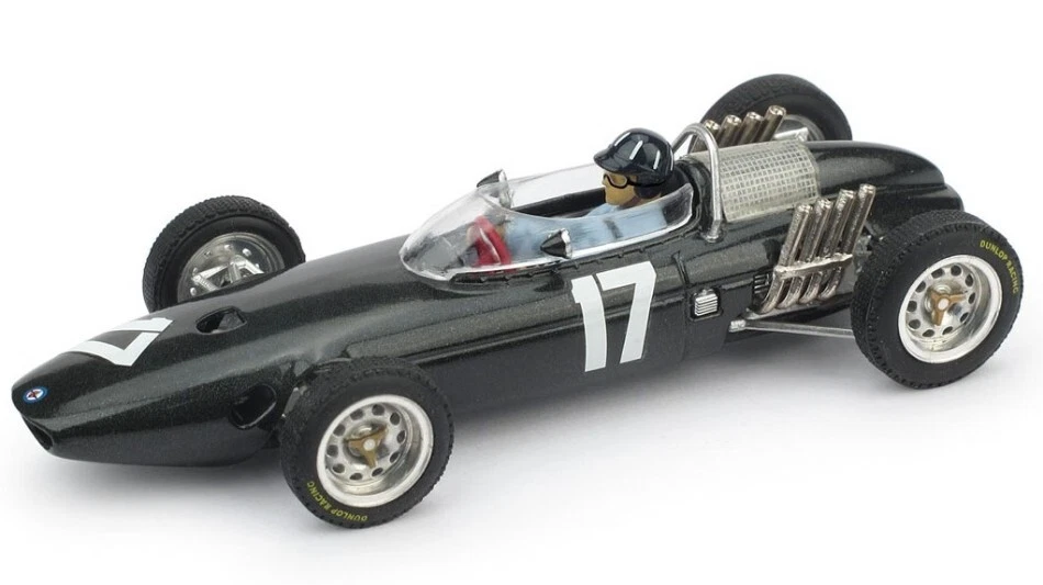 Brm P 57 Graham Hill 1962 #17 Holland Gp World Champion w/ Pilot 1:43 Model - Immagine 1 di 1