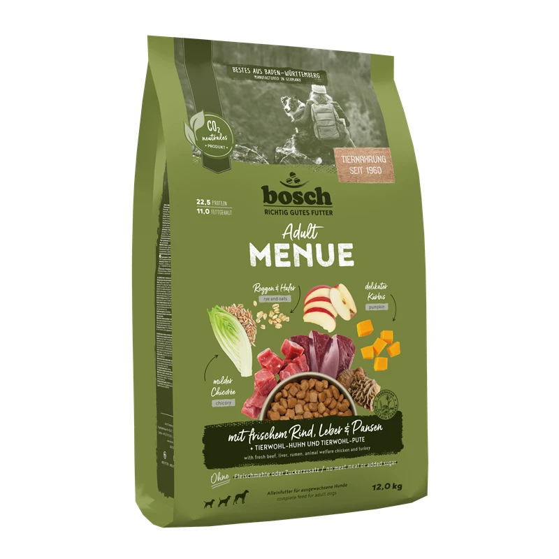 Bosch HPC Menue Adult Rind Leber & Pansen | 12 kg