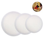 3Pack Blank Artist Canvas Art Board Plain Painting Stretched Framed White Round