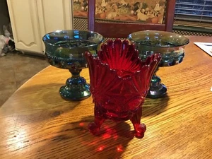 Antique/vintage glassware Mosser & Blue Carnival Glass - Picture 1 of 8