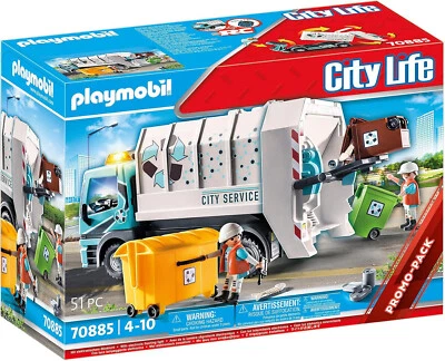 PLAYMOBIL City Life 70885 Müllfahrzeug mit Blinklicht NEU & OVP