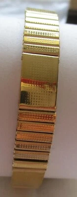 Damen  Magnet-Elastikarmband, vergoldet, Magnet Flex-Armband,  Magnetschmuck - Bild 1 von 2