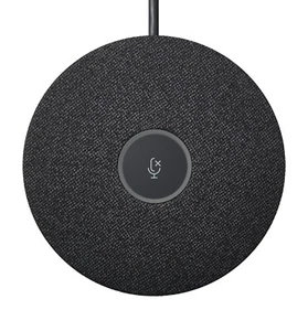Logitech Rally Mic Pod Black USB Conferencing Table Microphone 989-000430 - Afbeelding 1 van 6
